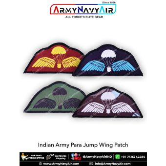 Indian Army Para Jump Wing Patch : ArmyNavyAir.com