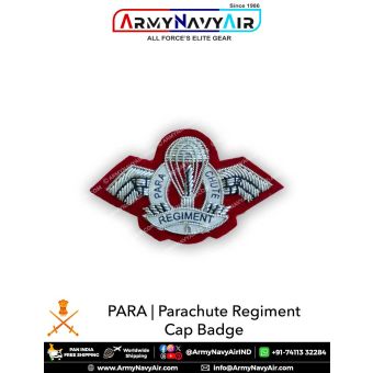 PARA | Parachute Regiment Cap Badge : ArmyNavyAir.com
