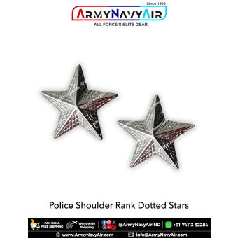 Police Shoulder Rank Stars Badge : ArmyNavyAir.com