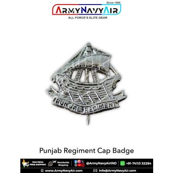 Punjab Regiment Cap Badge : ArmyNavyAir.com