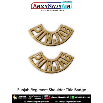 Punjab Regiment Shoulder Title Badge : ArmyNavyAir.com