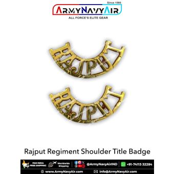 Rajput Regiment Shoulder Title Badge : ArmyNavyAir.com