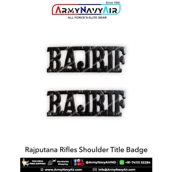 Rajputana Rifles Shoulder Title Badge : ArmyNavyAir.com