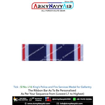 (L16) King's Police & Fire Services Medal For Gallantry : ArmyNavyAir.com