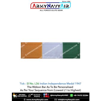 (L36) Indian Independence Medal 1947 : ArmyNavyAir.com