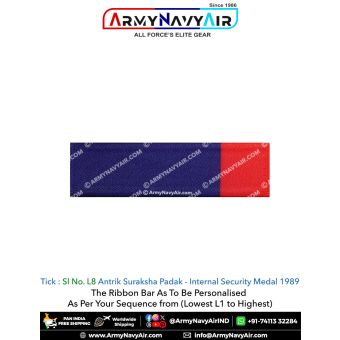 (L8) Antrik Suraksha Padak Internal Security : ArmyNavyAir.com