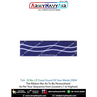 (L9) Coast Guard 20 Year : ArmyNavyAir.com
