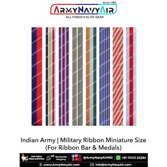 Buy Military Miniature Ribbons: ArmyNavyAir.com from ArmyNavyAir – Defence, NCC, Scouts & Military Gear Supplier Since 1986