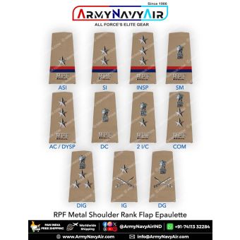 Railway Protection Force Rank Epaulette : ArmyNavyAir.com