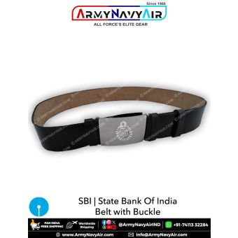 SBI | State Bank of India Security Guard Uniform | Dress Accessories : ArmyNavyAir-Belt with Buckle