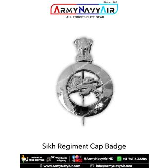 Sikh Regiment Cap Badge : ArmyNavyAir.com