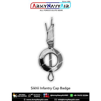 SikhLi Infantry Cap Badge : ArmyNavyAir.com