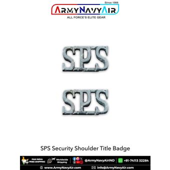 SPS Security Shoulder Title-Badge : ArmyNavyAir.com