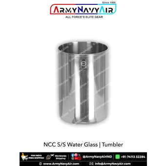 NCC Steel Drinking Water Glass : ArmyNavyAir.com