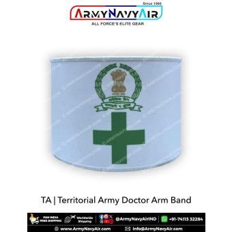 Indian Army TA | Territorial Army Doctor Arm Band : ArmyNavyAir.Com