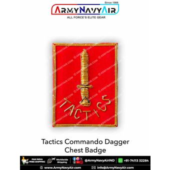 Tactics Commando Dagger Chest Badge : ArmyNavyAir.com