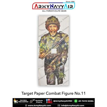 Target Paper Combat Fig No11 (Pack Of 100) : ArmyNavyAir.com