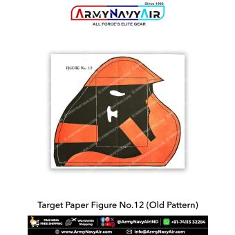 Target paper Fig No12 (Old Pattern) (Pack Of 100) : ArmyNavyAir.com