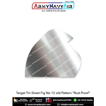 Target Tin Sheet Fig No 12 old Pattern : ArmyNavyAir.com
