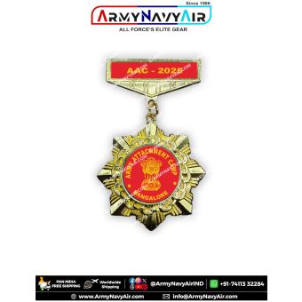 Army Attachment Camp AAC 2025 Bangalore NCC Medal Camp Badge - ArmyNavyAir.com