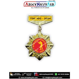 Inter Group Competition TSC 2024 TSC IGB 2024 Ncc Medal Camp Badge - ArmyNavyAir.com