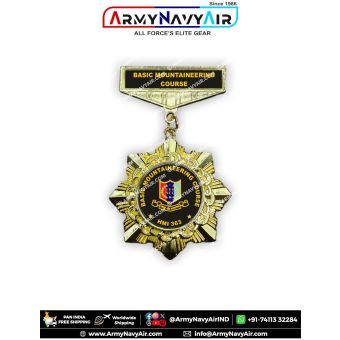 Basic Mountaineering Course - HMI 363 Ncc Medal Camp Badge - ArmyNavyAir.com