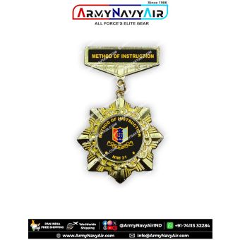 Method Of Instruction - NIM 31 Ncc Medal Camp Badge - ArmyNavyAir.com