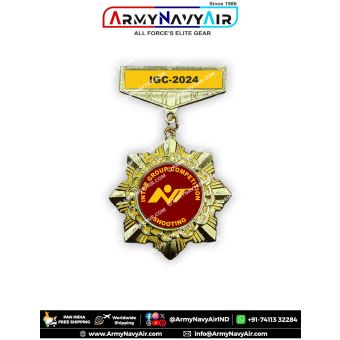 Inter Group Competition Shooting - IGC 2024 - NCC Medal Camp Badge - ArmyNavyAir.com