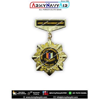 Army Attachment Camp - MEG 2023 - NCC Medal Camp Badge - ArmyNavyAir.com
