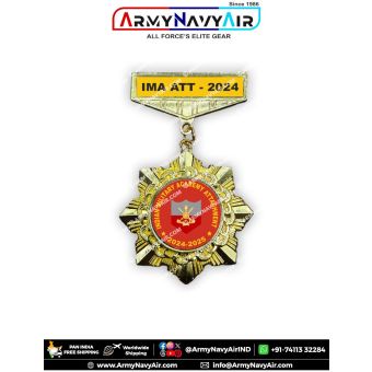 Indian Military Academy Attachment - 2024 - 2025 IMA ATT - 2024 - NCC Medal Camp Badge - ArmyNavyAir.com