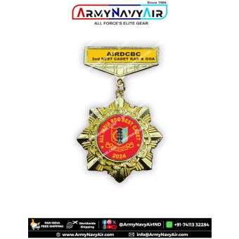 All India RDC Best Cadet 2024 - AIRDCBC 2nd Best Cadet KAR & Goa - NCC Medal Camp Badge - ArmyNavyAir.com
