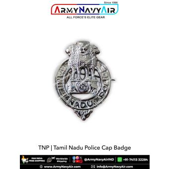 Tamil Nadu Police Cap Badge : ArmyNavyAir.com