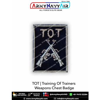 TOT | Training Of Trainers Weapons Chest Badge : ArmyNavyAir.com