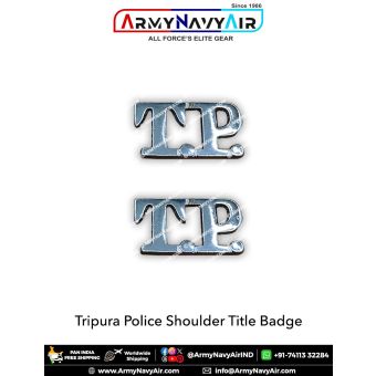 Tripura Police Shoulder Title Badge : ArmyNavyAir.com