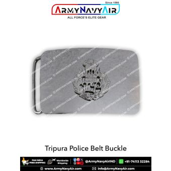 Tripura Police Belt Buckle : ArmyNavyAir.com