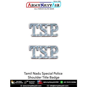 Tamil Nadu Special Police Shoulder Title Badge : ArmyNavyAir.com