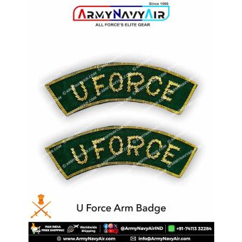 U Force Arm Badge : ArmyNavyAir.com