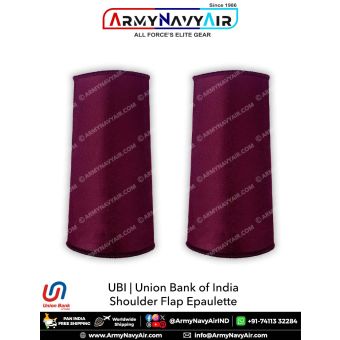 UBI | Union Bank of India Security Guard Uniforms Dress Accessories : ArmyNavyAir.com-Shoulder Flap-Epaulette