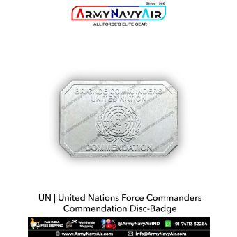UN|United Nations Force Commanders Commendation Disc-Badge : ArmyNavyAir.com