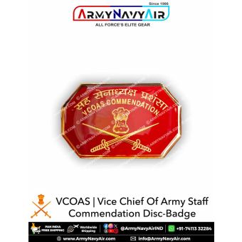 VCOAS | Vice Chief Of Army Staff Commendation Disc-Badge : ArmyNavyAir.com