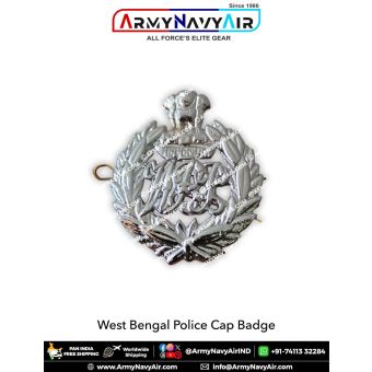 West Bengal Police Cap Badge : ArmyNavyAir.com