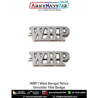 West Bengal Police Shoulder Title Badge : ArmyNavyAir.com