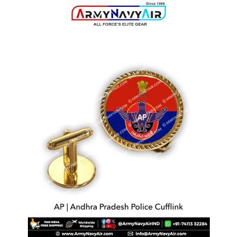 Andhra Police Cufflinks : ArmyNavyAir.com