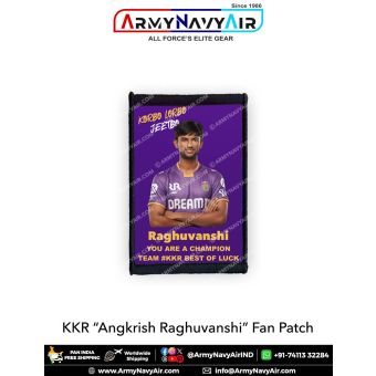 KKR Angkrish Raghuvanshi Fan Patch - Must Have For True Fans! : ArmyNavyAir.com