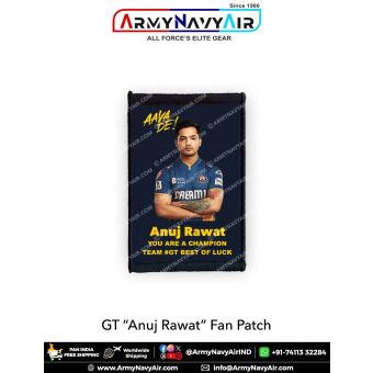 GT Anuj Rawat Fan Patch - Must Have For True Fans! : ArmyNavyAir.com