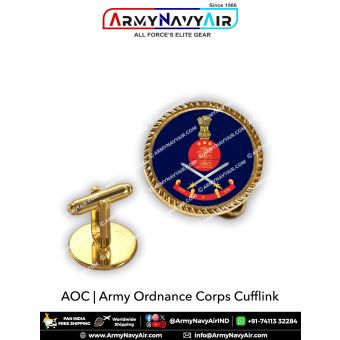 Indian Army AOC Cufflinks : ArmyNavyAir.com