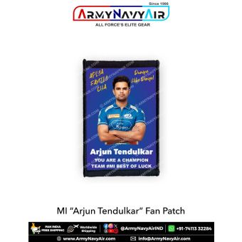 MI Arjun Tendulkar Fan Patch - Must Have For True Fans! : ArmyNavyAir.com