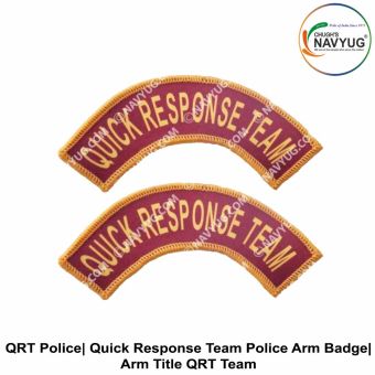 QRT | Quick Response Team Arm Title-Badge : ArmyNavyAir.com