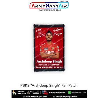 PBKS Arshdeep Singh Fan Patch - Must Have For True Fans! : ArmyNavyAir.com