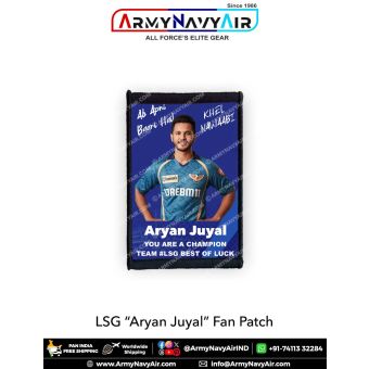 LSG Aryan Juyal Fan Patch - Must Have For True Fans! : ArmyNavyAir.com